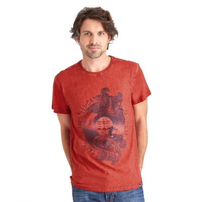 Red california surf sessions t-shirt
